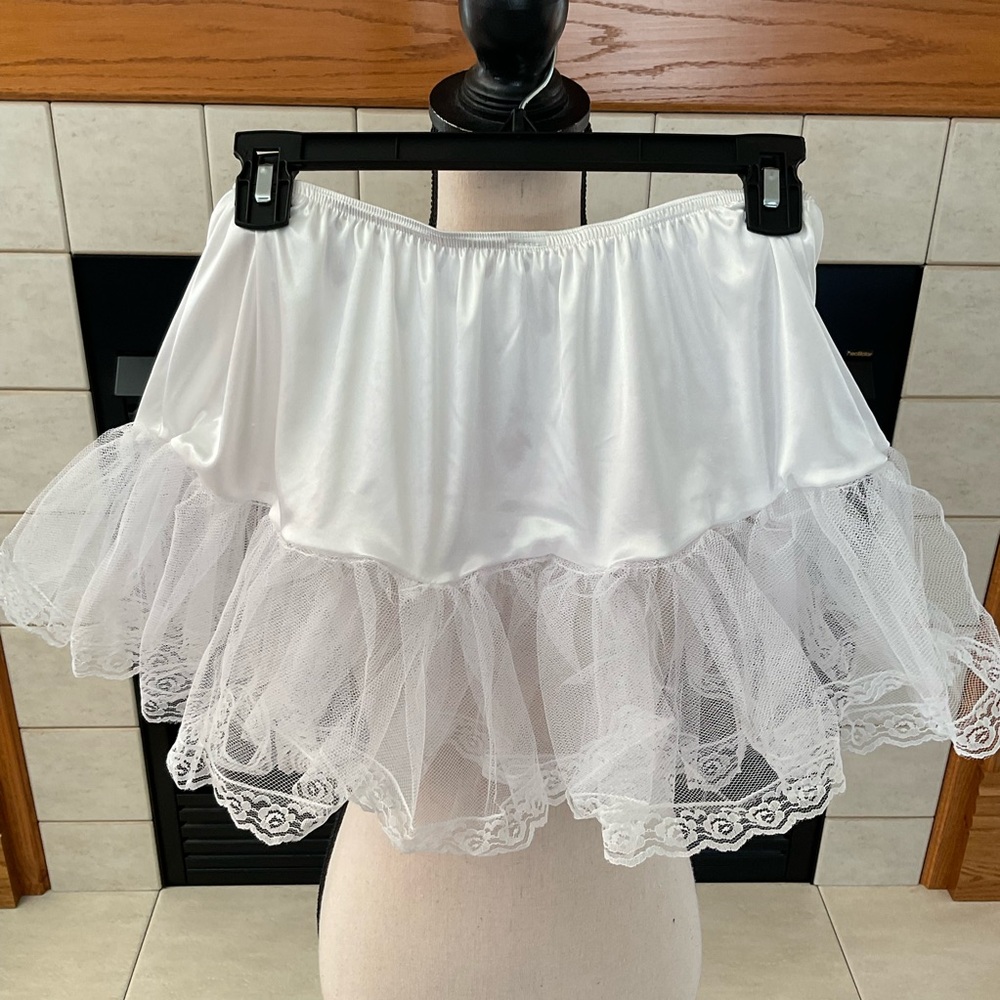 Charades Petticoat Mini Tutu Tulle Skirt, One Size - Picture 3 of 6